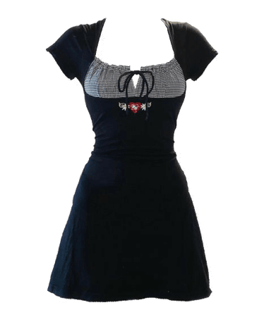 @lollialand- black milkmaid dress