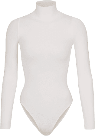 White High Neck Bodysuit