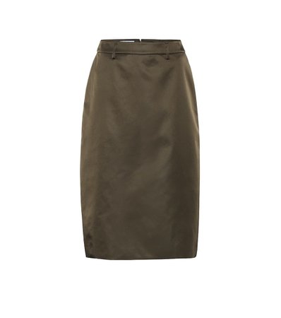 Prada Nylon-gabardine pencil skirt