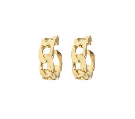 gold hoops earrings