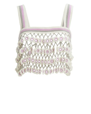 Madonna Crochet Crop Top