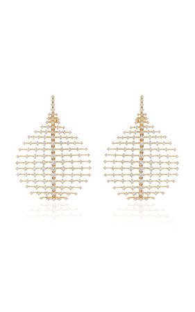 Medium Disco 18k Gold Diamond Earrings By Fernando Jorge | Moda Operandi