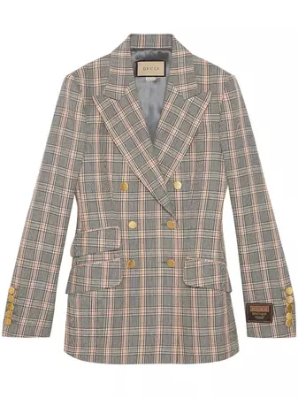 Gucci Prince Of Wales Check Jacket - Farfetch