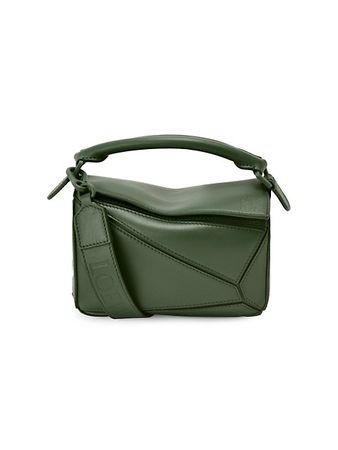 Shop Loewe Puzzle Mini Leather Shoulder Bag | Saks Fifth Avenue