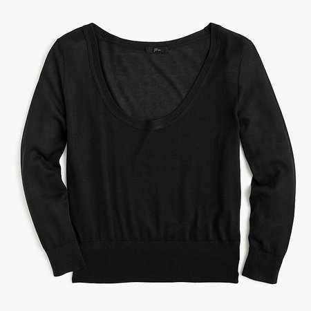 J.Crew: Scoopneck Silk TENCEL™ Sweater