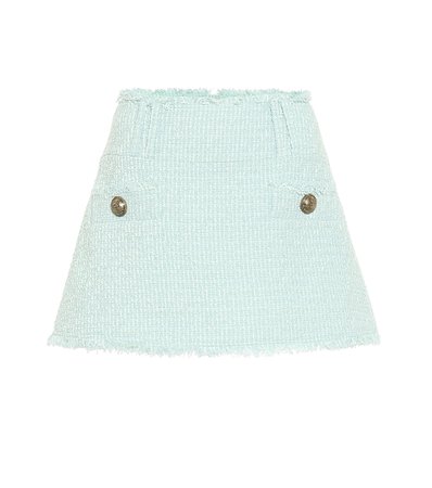 Balmain Tweed Miniskirt