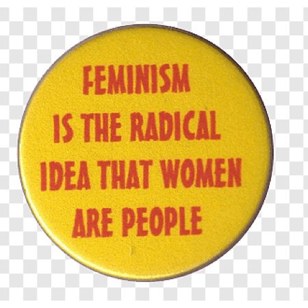 feminism button