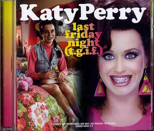 *clipped by @luci-her* Katy Perry Last Friday Night (T.G.I.F.) US Promo CD single (CD5 / 5") (552801)