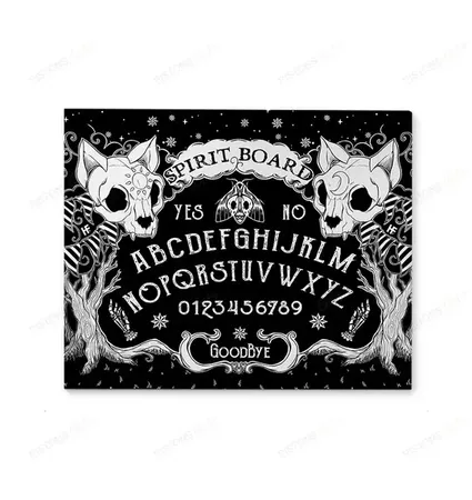 Ouija Board Cat Skull Witch Wicca Canvas - Pistons Gifts