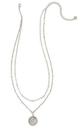 Kendra's Scott- Harper Multi Strand Necklace in Silver