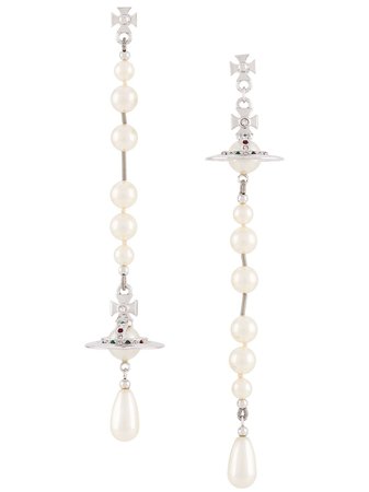 Vivienne Westwood | pearl logo earrings