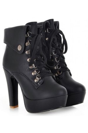 black leather buckle ankle boots - Google Search