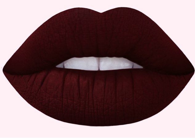 burgundy lip