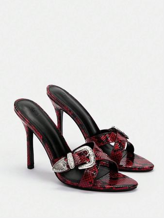 SHEIN ICON Women's Fashionable Open Toe High Heel Sandals For Summer Outdoor Wear | SHEIN USA
