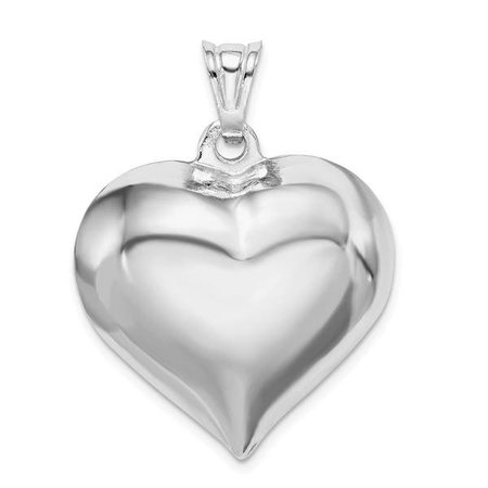 Silver heart charm