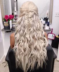 long hair hairstyle with crown princess blonde - Google Search