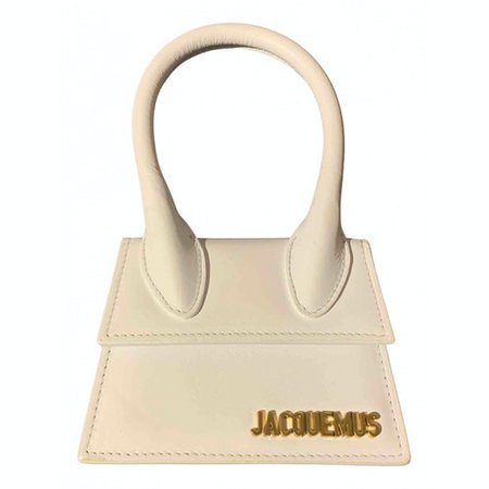 Chiquito leather mini bag Jacquemus White in Leather - 12362316