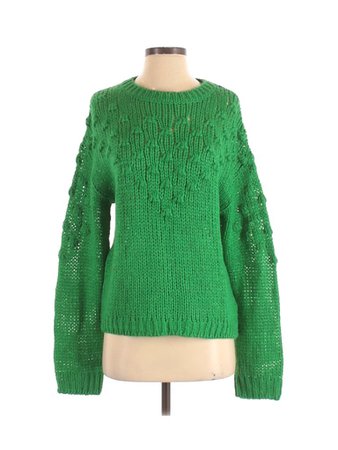 ABound Solid Green Pullover Sweater Size S - 19% off | thredUP
