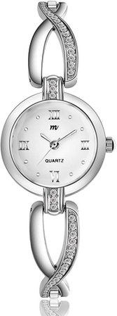 Quartz Silver Small Wrist Dress Watch
