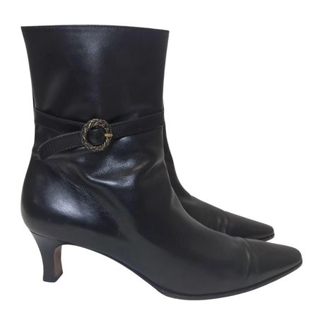 Vintage Italian Handmade Black Boots | FREE Shipping... - Depop