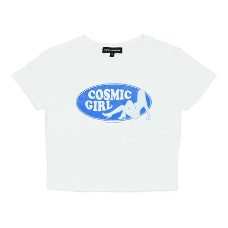 Cosmic Girl Cropped T-Shirt White – Jasper Cunningham
