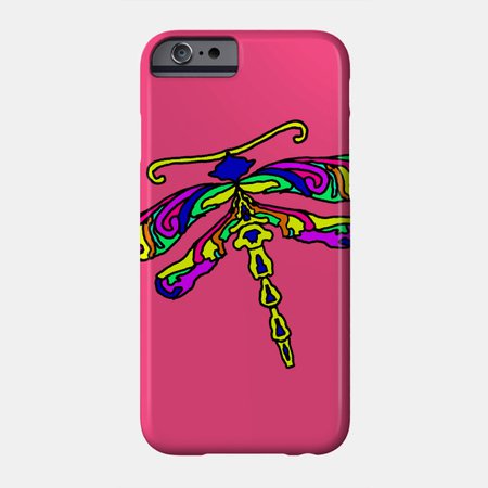 Dragonfly Color - Dragonfly - Phone Case | TeePublic