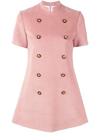 Surrender Shift Dress in pink by macgraw