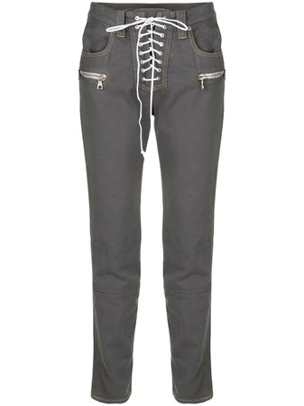Shop UNRAVEL PROJECT mid-rise straight leg jeans with Express Delivery - FARFETCH