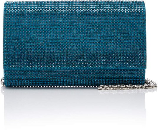 Couture Fizzy Crystal-Embellished Clutch