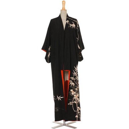 Rare Antique Kimono | Black Silk Kimono | Modern Archive Berlin