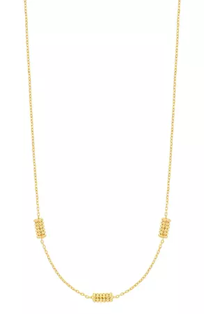 Bony Levy 14K Gold Bead Cluster Necklace | Nordstrom