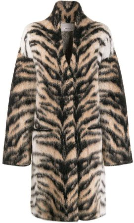 tiger stripe cardi-coat