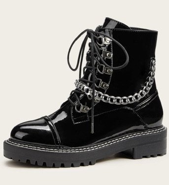 Black Buckled Boots