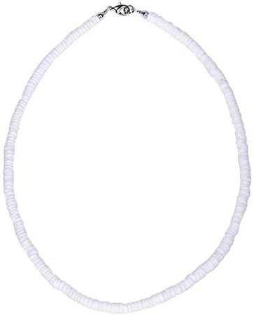 Amazon.com: BlueRica Smooth Puka Shell Beads Necklace (14 Inches): Jewelry