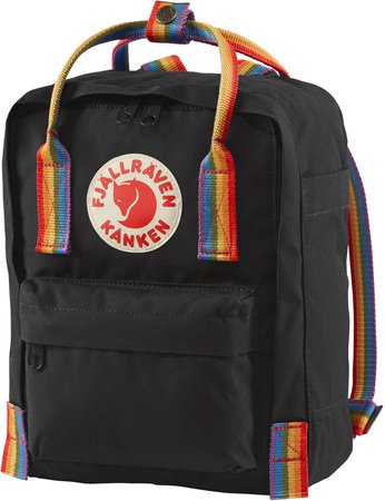 Mini Kanken Rainbow Water Resistant 13-Inch Laptop Backpack