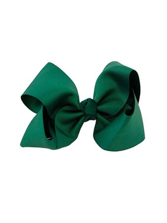 green baby girl hair bows