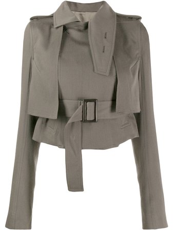 Rick Owens Cropped trench-style Jacket - Farfetch
