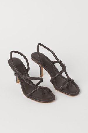 Sandals - Dark brown - Ladies | H&M US