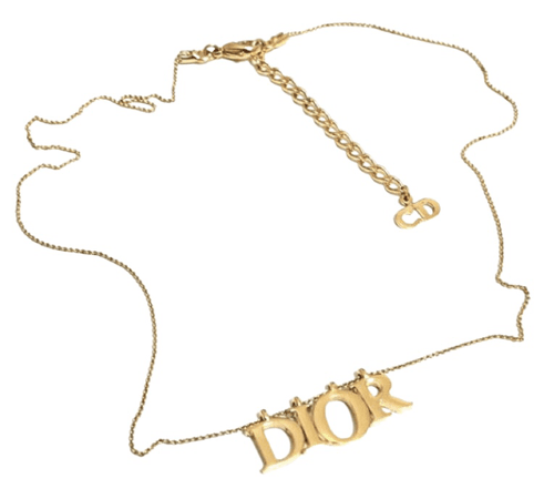 dior gold necklace png filler yellow