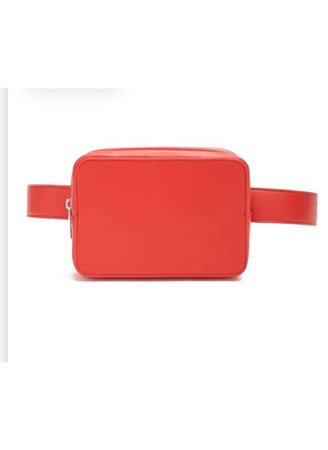red belt bag