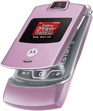 Amazon.com: Motorola RAZR V3m Pink Verizon Flip Phone Ready To Activate!