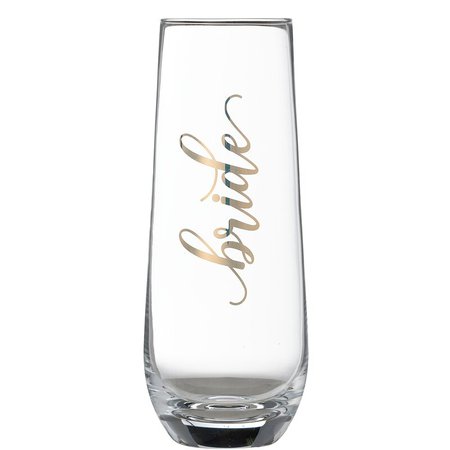 Le Prise™ Bride 8 oz. Stemless Wine Glass | Wayfair