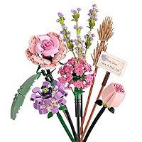 Amazon.com: OSDUE Mini Bricks Flower Bouquet Building Sets, Artificial Flowers, DIY Unique Decoration Home, 534 Pieces Botanical Collection for Girl for Gift, Valentine Gift, NOT Compatible with Lego : Toys & Games
