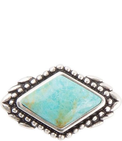 Barse Sterling Silver & Genuine Turquoise Stone Ring