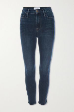 Ali High-rise Skinny Jeans - Dark denim