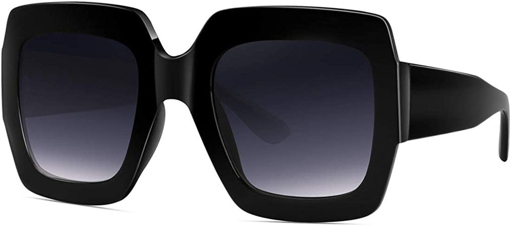 STORYCOAST Oversized Square Sunglasses Women Fashion Luxury Big Sunglasses UV400 Protection : Amazon.ca: Clothing, Shoes & Accessories