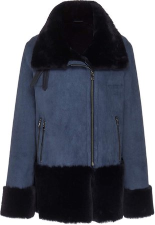 The Bryson Shearling Suede Jacket