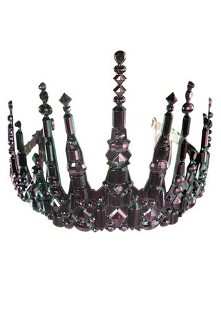 Dark Iridescent Gothic Mermaid Tiara Crown Fancy Dress Headpiece Accessory | eBay
