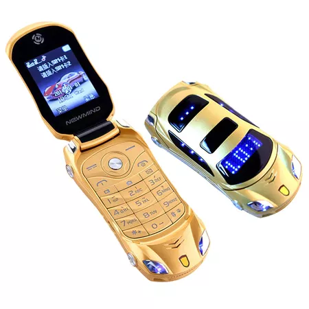 Original Newmind F15 Unlocked Flip Phone Dual Sim Mini Sports Car Model Blue Lantern Bluetooth Mobile Cell Phone 2sim Celular-in Mobile Phones from Cellphones & Telecommunications on Aliexpress.com | Alibaba Group