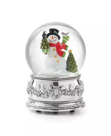 Reed & Barton Snowman Musical Snow Globe & Reviews - Shop All Holiday - Home - Macy's